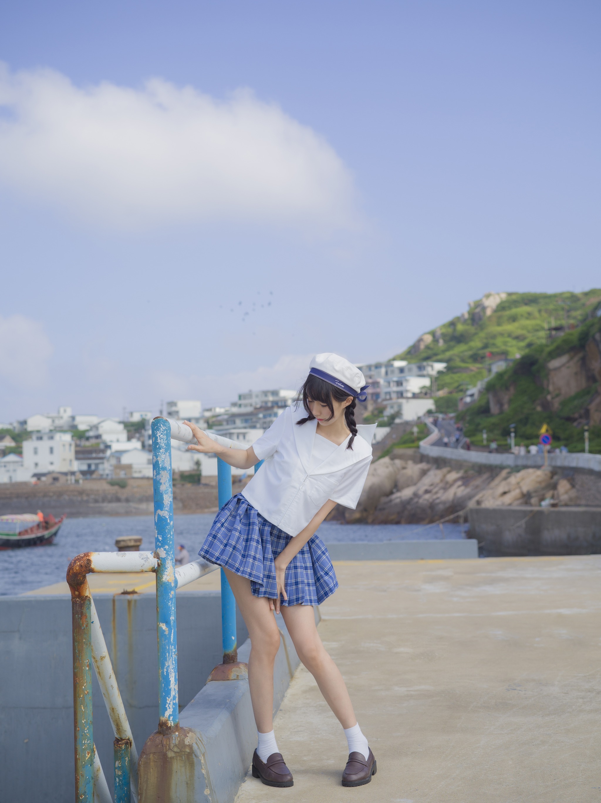 图片[1]-魔物喵 – NO.027 NAGESA魔物喵 海风与少女 [14P]-XikXak